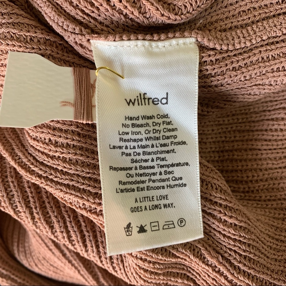 NWT WILFRED SALOME CREW NEXK WITH ARM TIES SWEATER - Picture 8 of 9